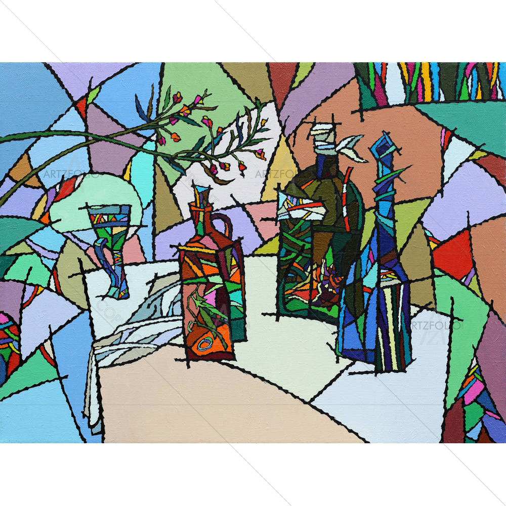 Kitchen Still Life D3 — Abstract custom art by ArtzFolio