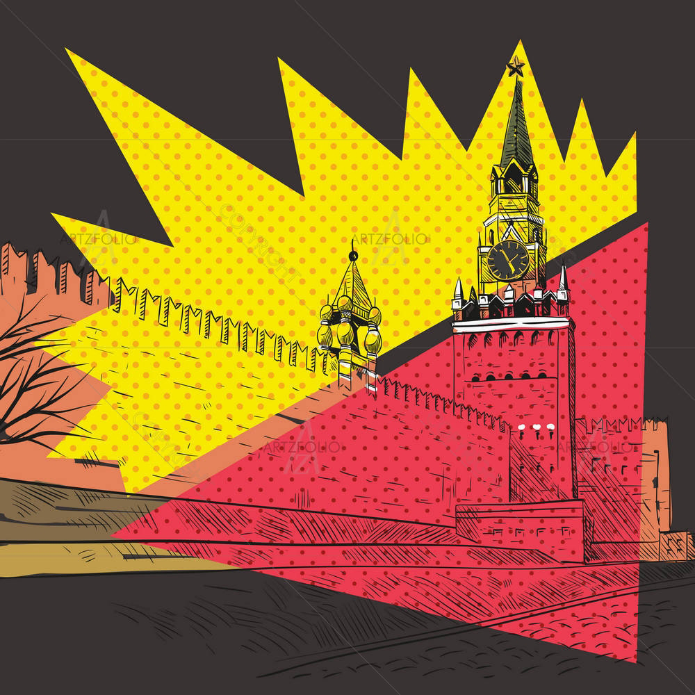 Moscow Red Square D2 — custom-size art design 5003567