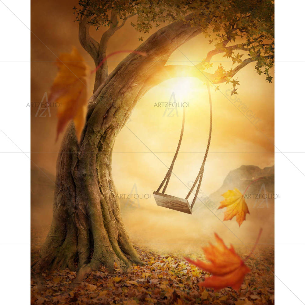 Old Swing — Landscapes custom art by ArtzFolio