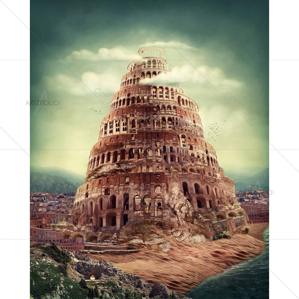 Tower Of Babel — Devotional custom art by ArtzFolio