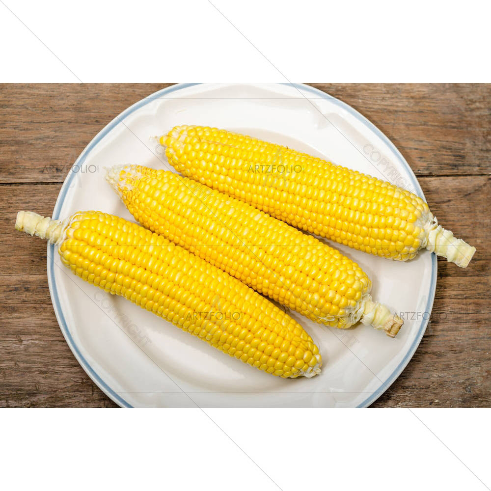 Photo of Raw Sweet Corn — custom-size art design 5003646