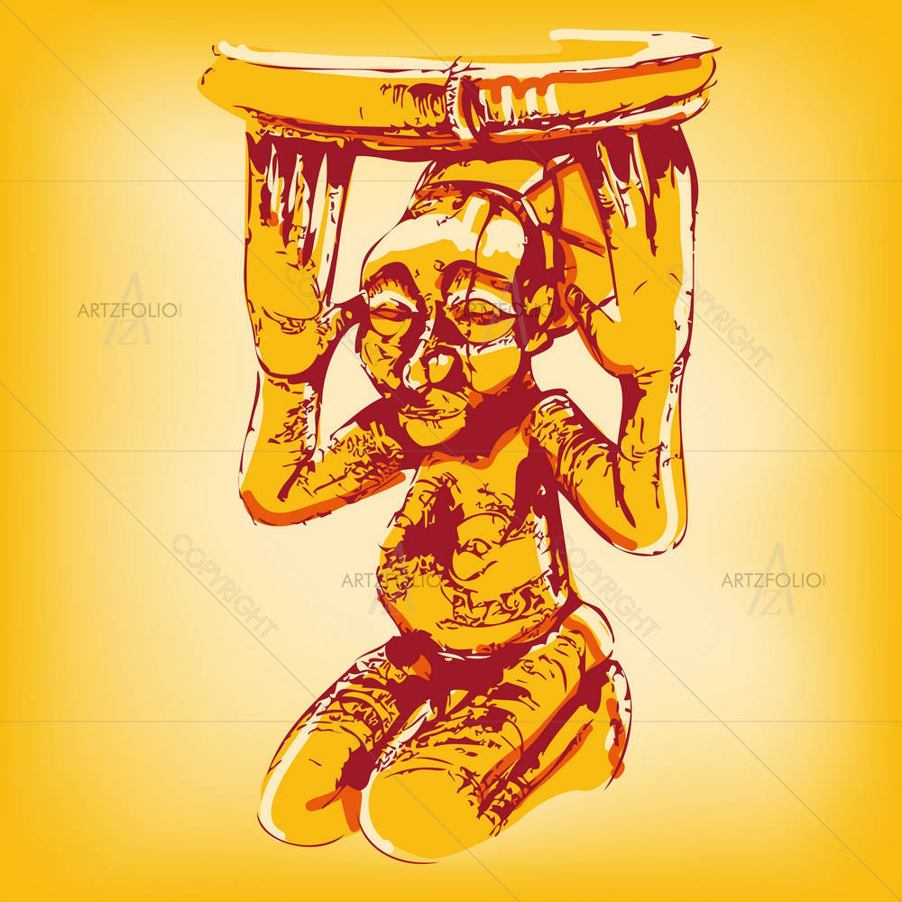 African Doll Image — custom-size art design 5003667