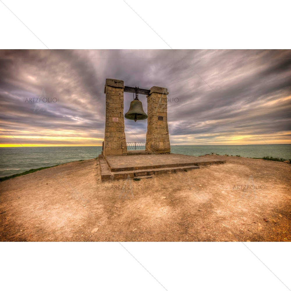 Ancient Bells At Sunset — custom-size art design 5003669