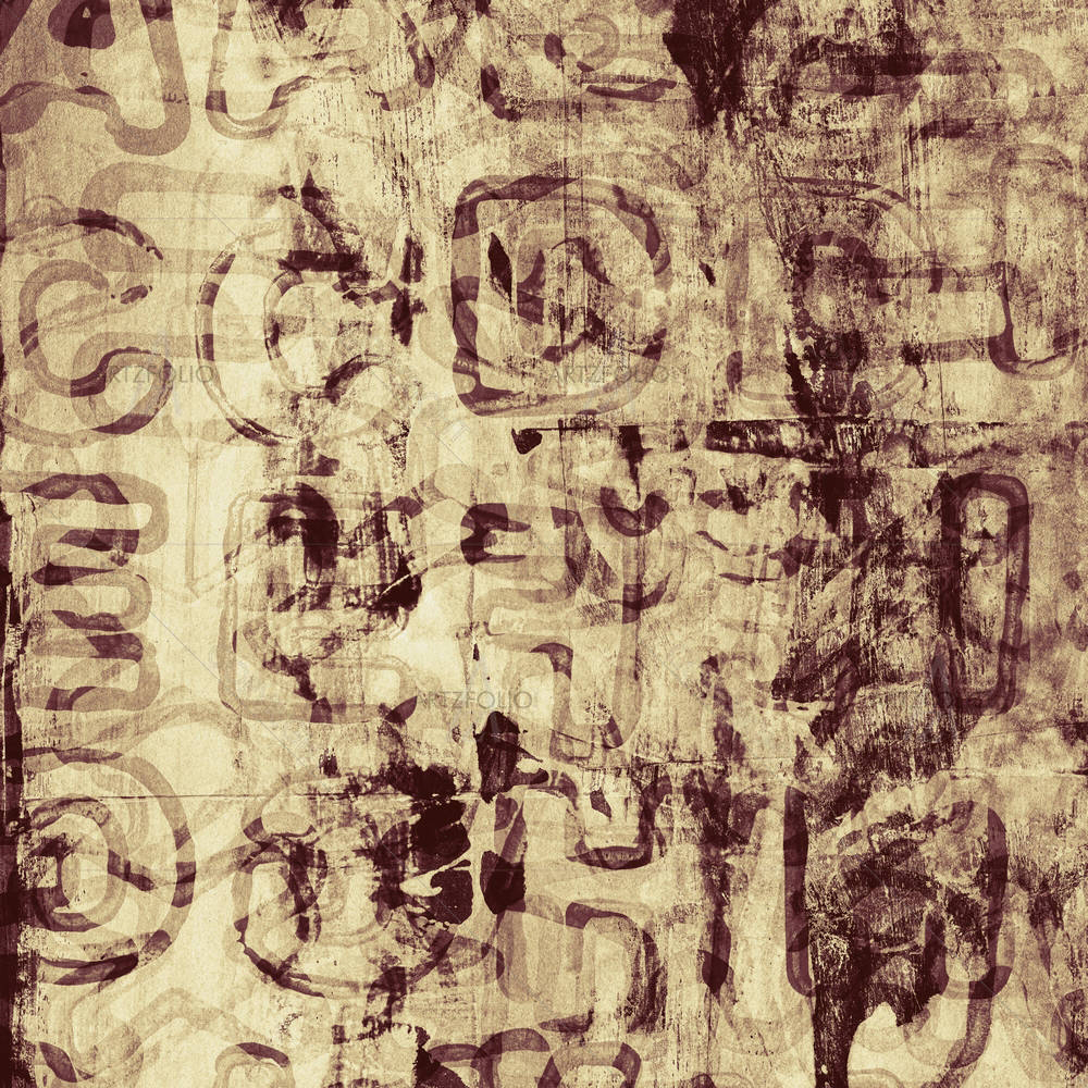Grunge Letters D2 — custom-size art design 5003685