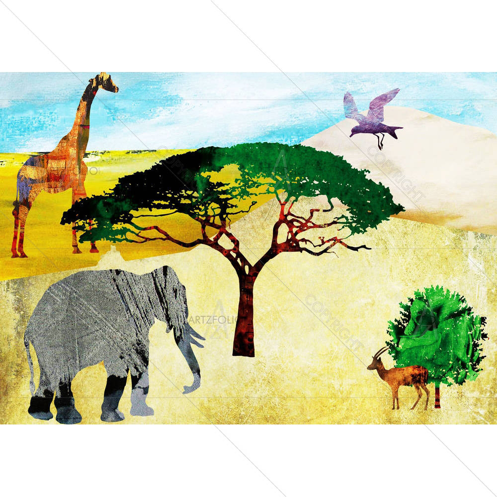 Jungle Safari — custom-size art design 5003692