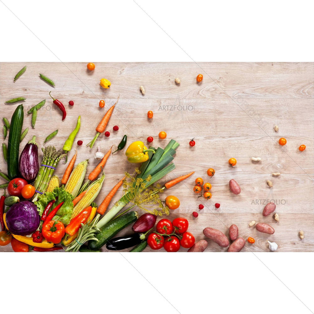 Photo of Healthy Fruits & Vegetables D2 — custom-size art design 5003700