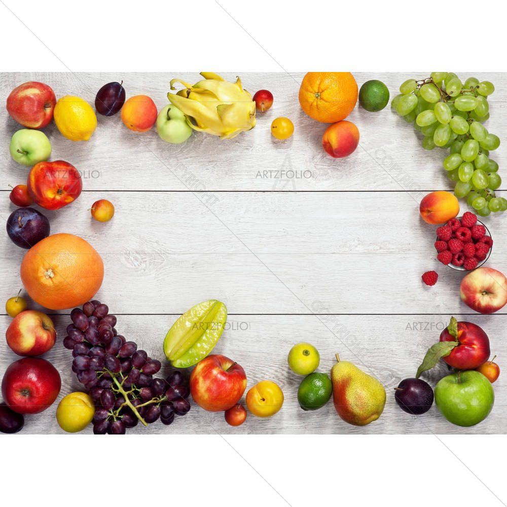 Photo of Healthy Fruits & Vegetables D3 — custom-size art design 5003702