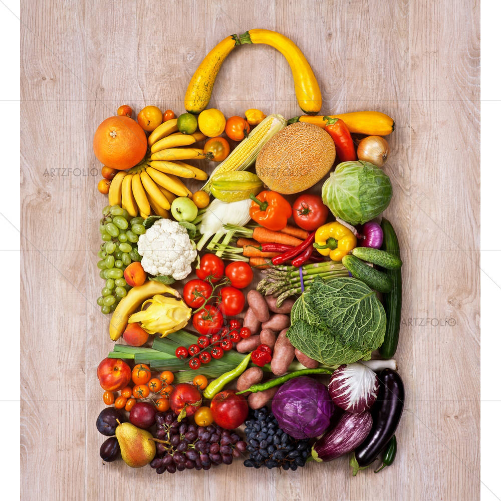 Photo of Fruits & Vegetables D3 — custom-size art design 5003703