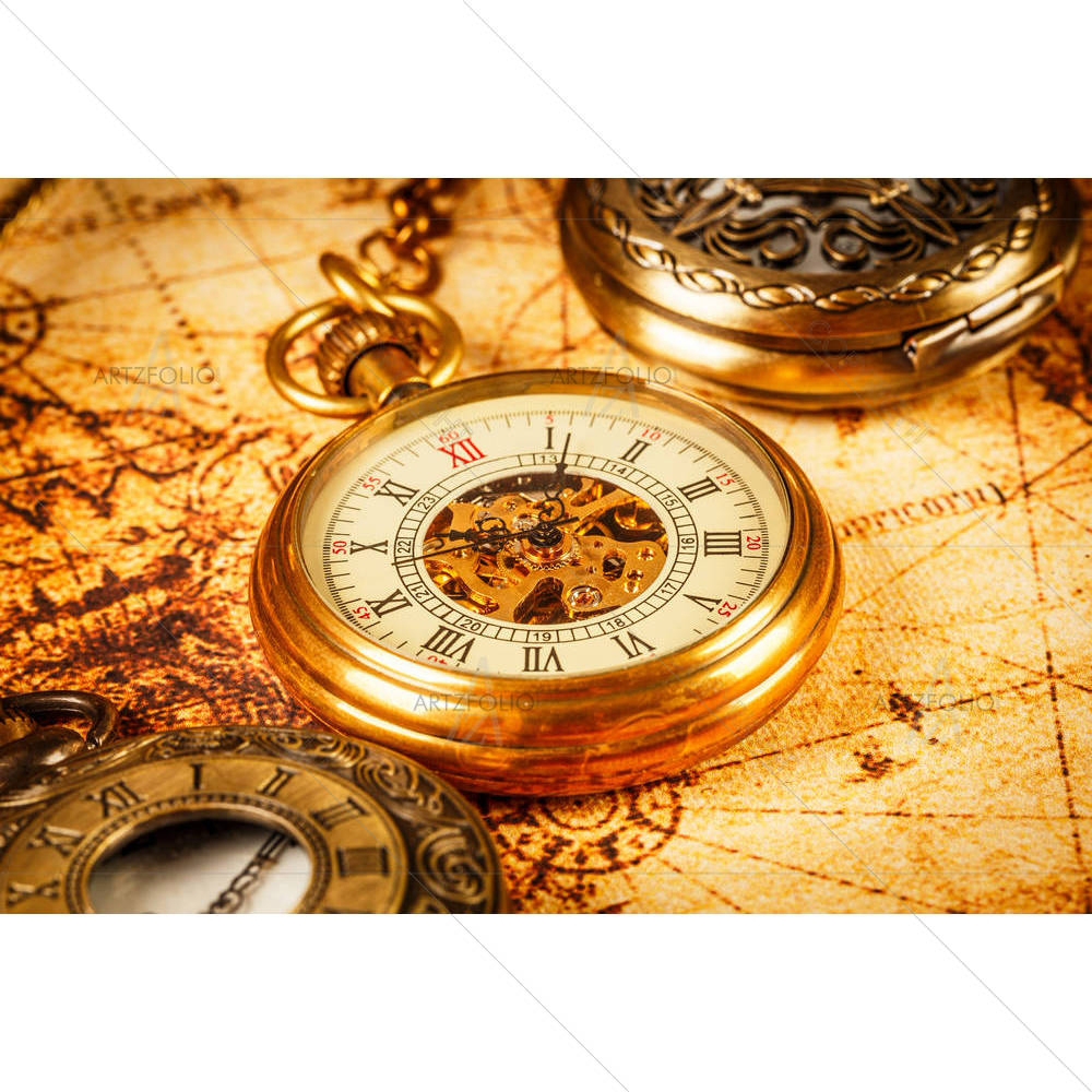 Vintage Watch D3 — custom-size art design 5003716
