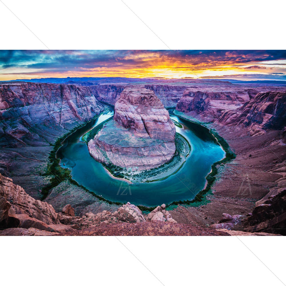 Horseshoe Bend In Arizona — custom-size art design 5003717