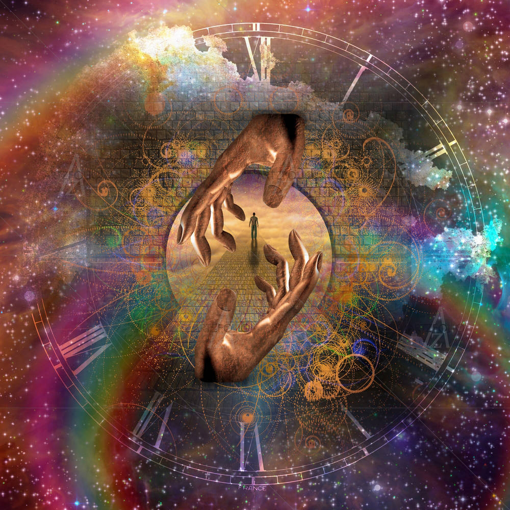 Man On Spiritual Journey — custom-size art design 5003725