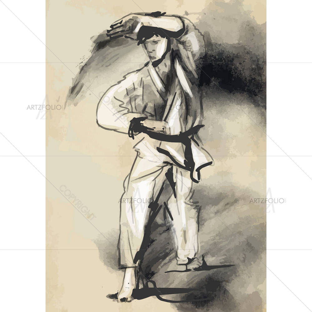 Martial Arts Karate — custom-size art design 5003727