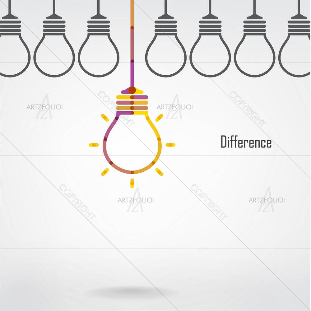 Creative Light Bulb — custom-size art design 5003728