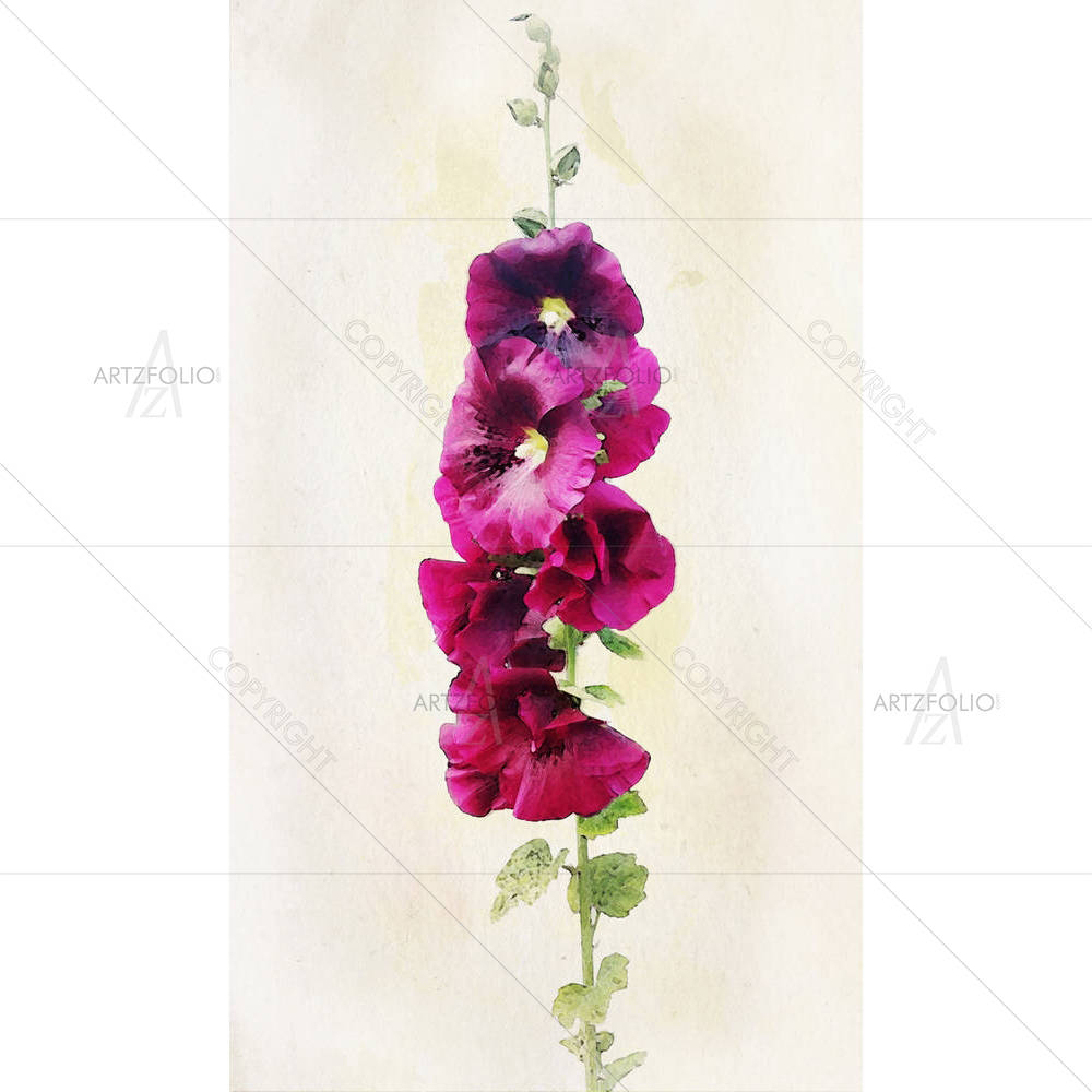 Vinous Malva — custom-size art design 5003743
