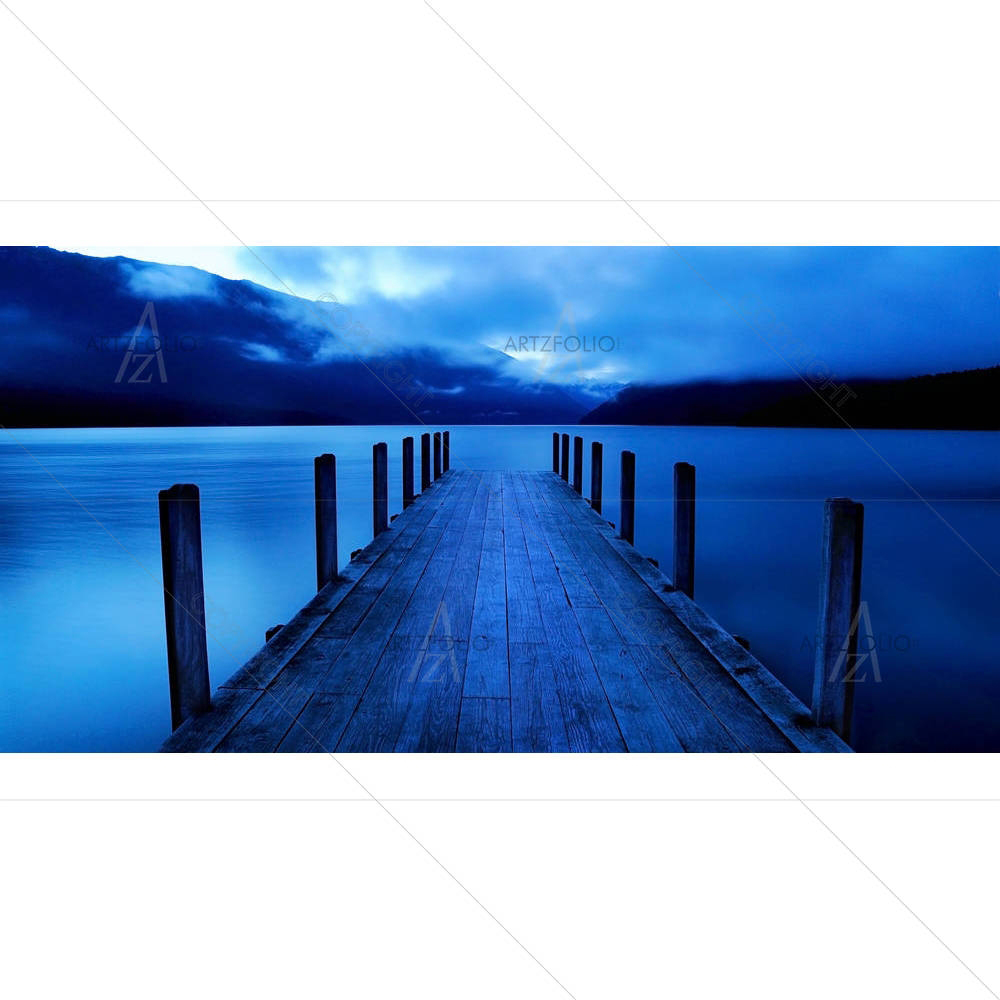 Nelson Lakes In New Zealand South Island — custom-size art design 5003782