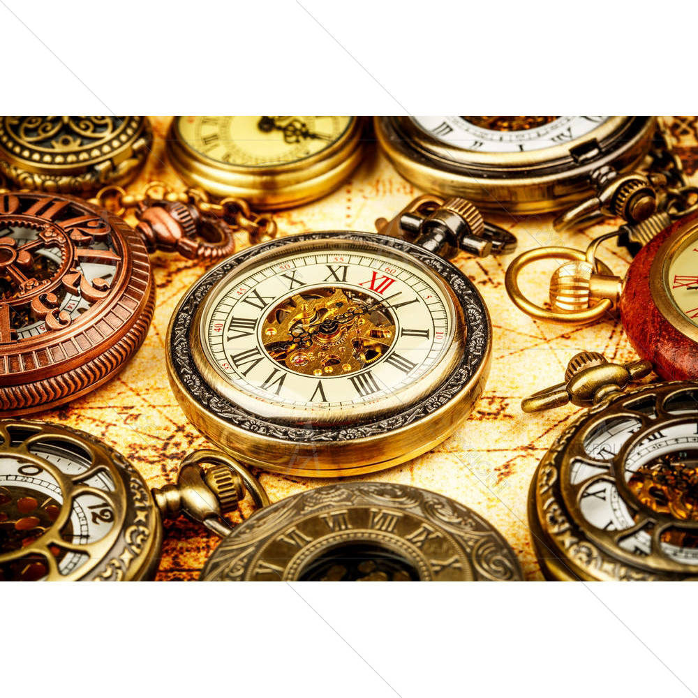Vintage Watch D4 — custom-size art design 5003809