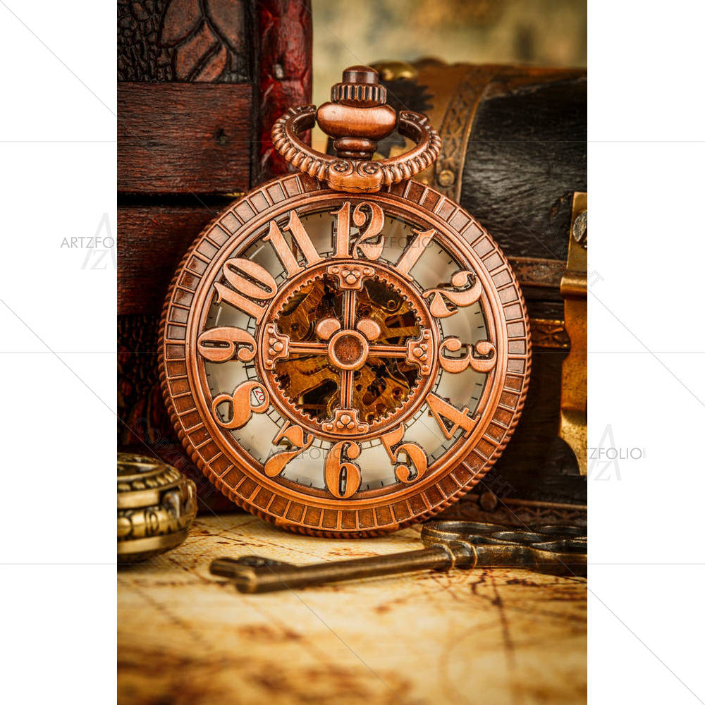 Vintage Watch D7 — Abstract custom art by ArtzFolio
