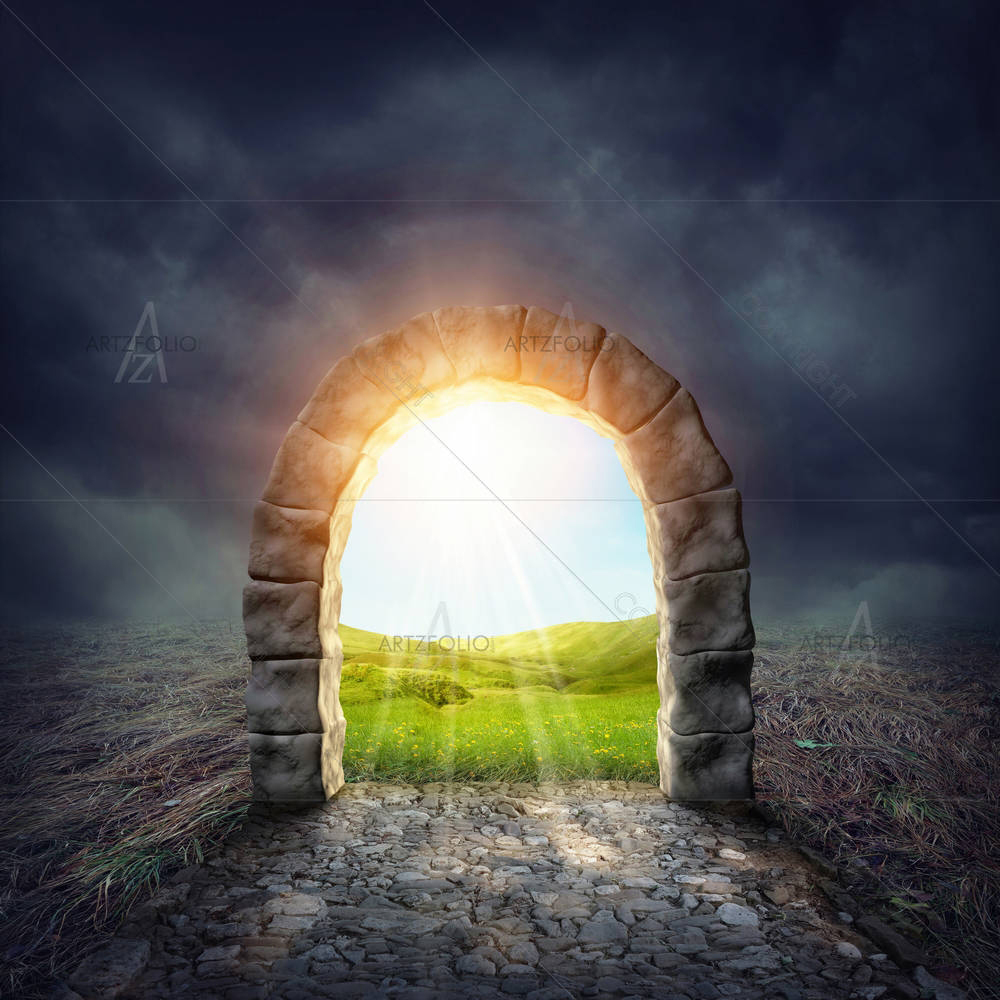 Mysterious Entrance To New Life D1 — custom-size art design 5003836