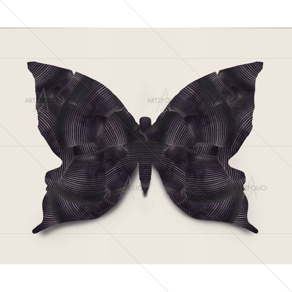 Black Butterfly — custom-size art design 5003839