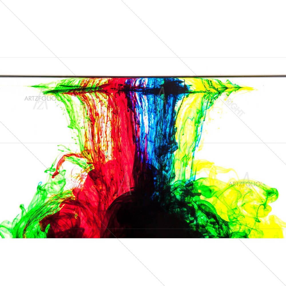 Color Clouds Flowing Underwater — custom-size art design 5003852