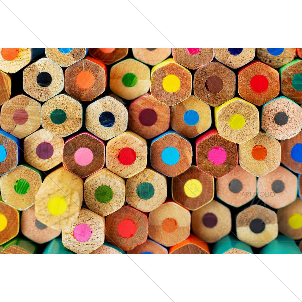 Multi Colored Pencils — custom-size art design 5003863