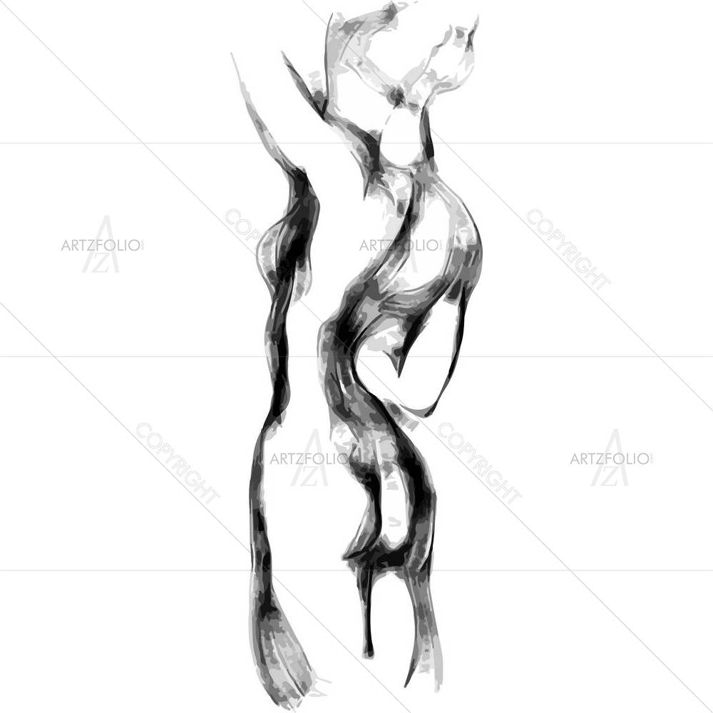 Woman Torso D2 — custom-size art design 5003867