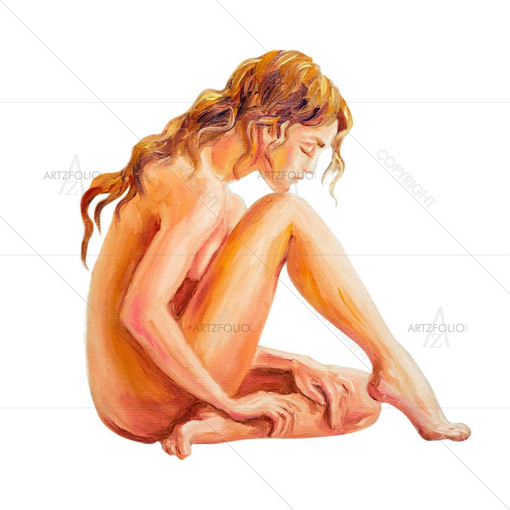Beautiful Woman At The Morning — Adult custom art by ArtzFolio