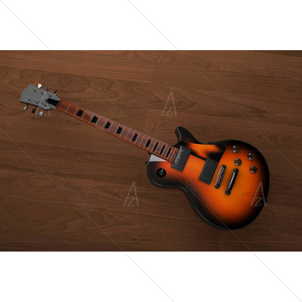 Electric Guitar D2 — Education custom art by ArtzFolio
