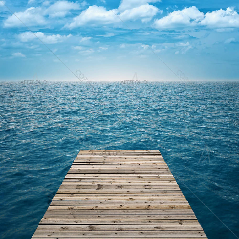 Photo of Wooden Pier — Automobiles custom art by ArtzFolio