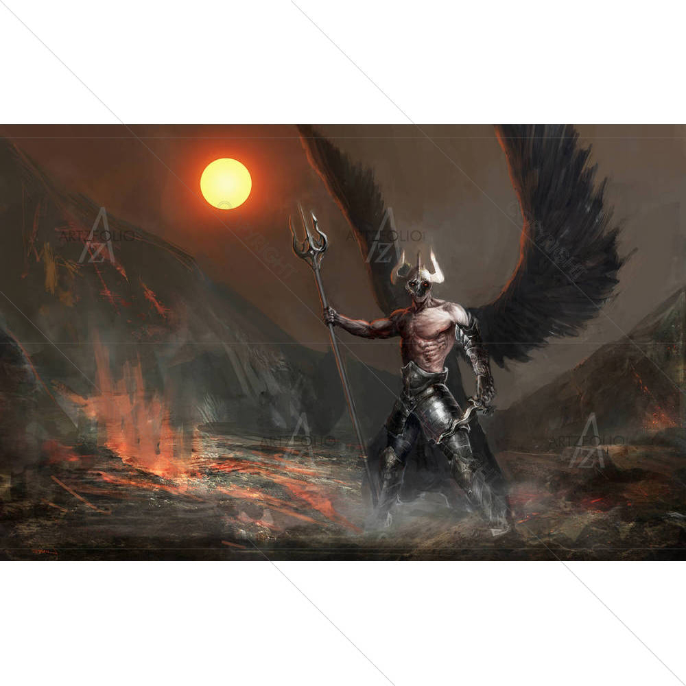 Fallen Angel D3 — custom-size art design 5003929