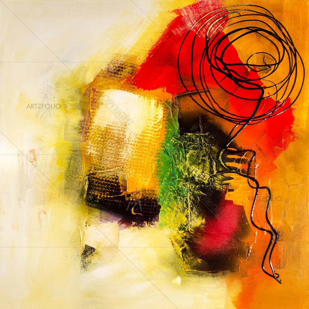 Modern Abstract Art D1 — Abstract custom art by ArtzFolio