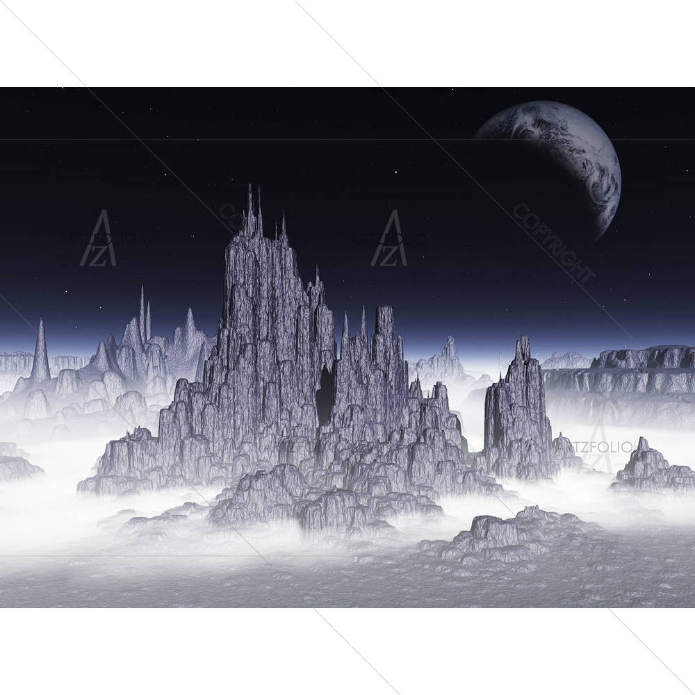 Planet Landscape — custom-size art design 5003970