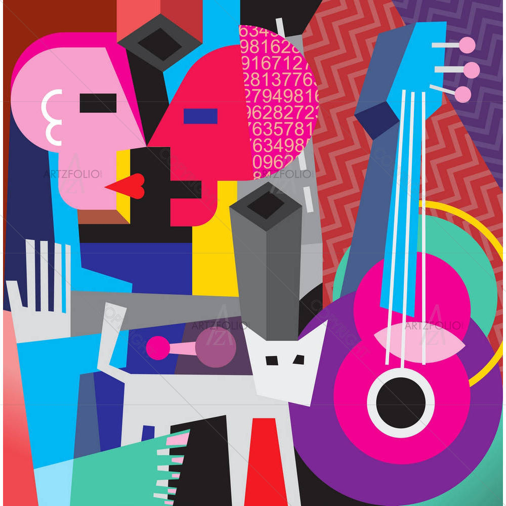 Dancing Couple D1 — custom-size art design 5003978