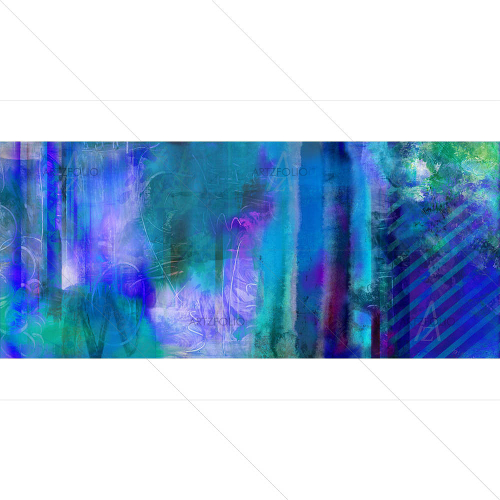 Blue Tones — Abstract custom art by ArtzFolio