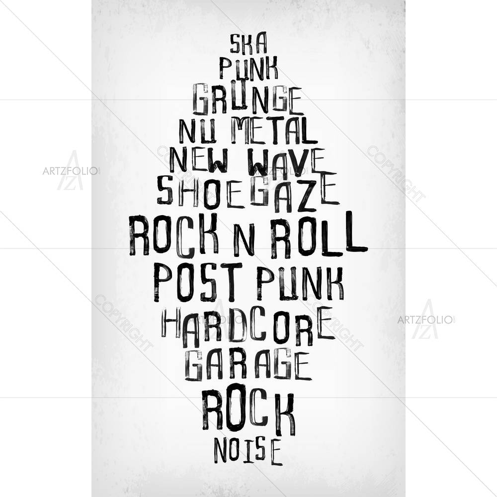 Typography Stamp Style Art — Ancient custom art by ArtzFolio