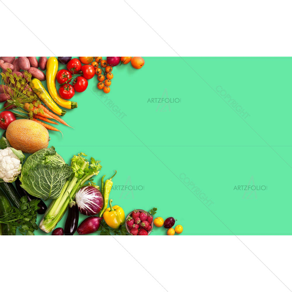 Photo of Fruits & Vegetables D6 — custom-size art design 5003994