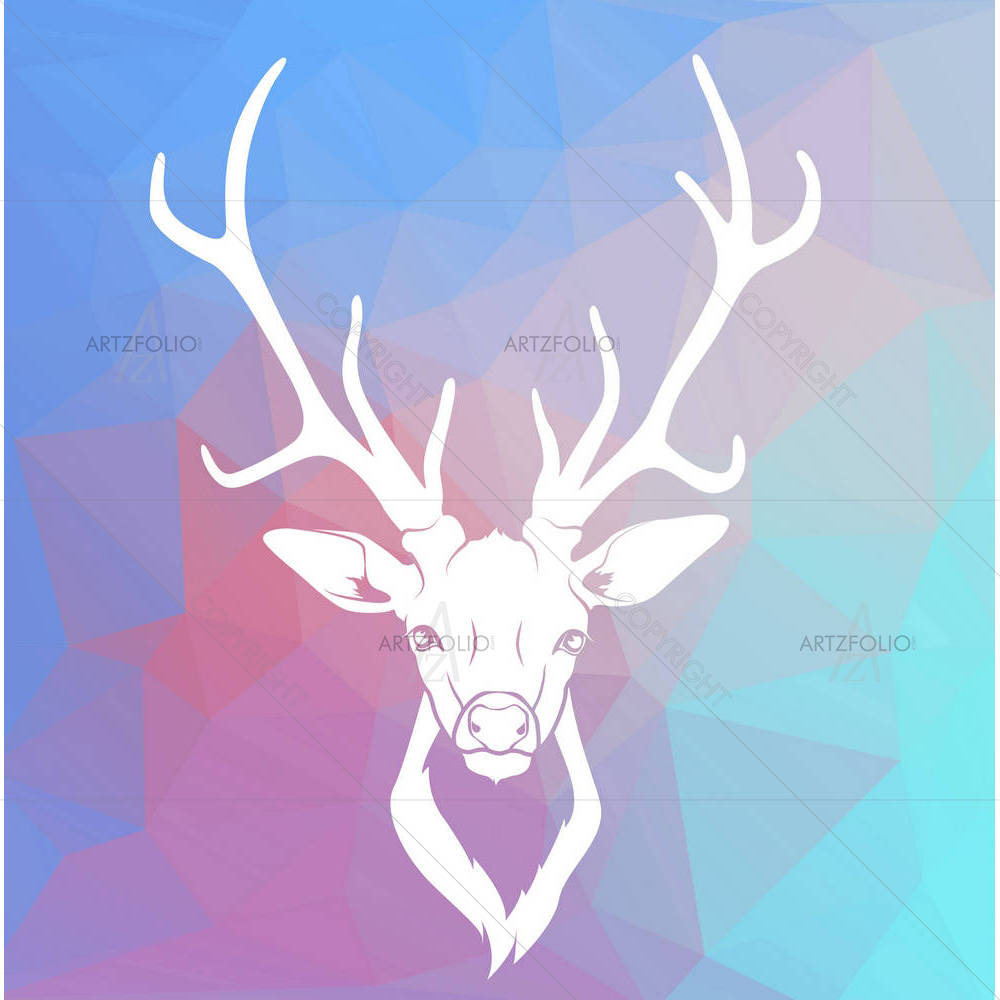 Deer Head D2 — custom-size art design 5004004