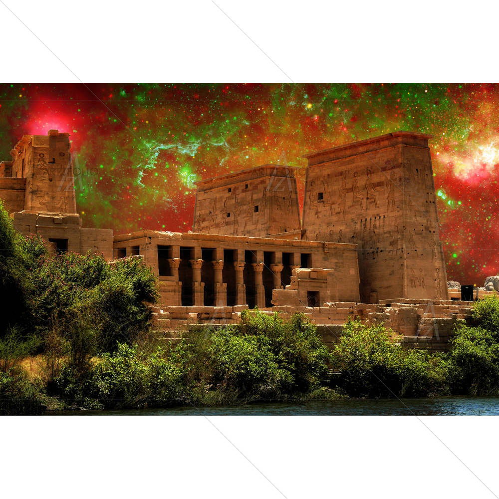 Isis Temple At Philae Island — custom-size art design 5004007
