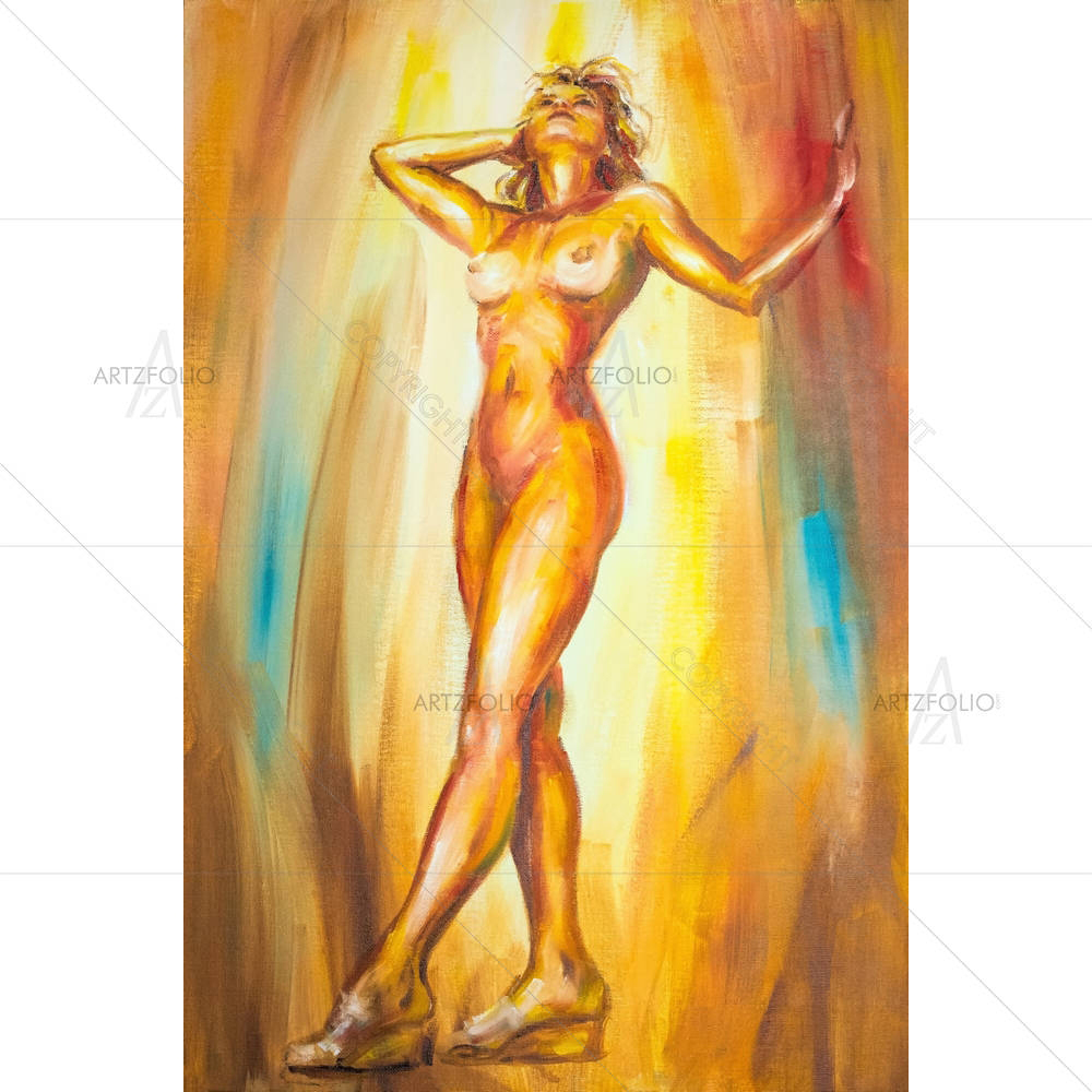 Beautiful Woman D5 — Abstract custom art by ArtzFolio