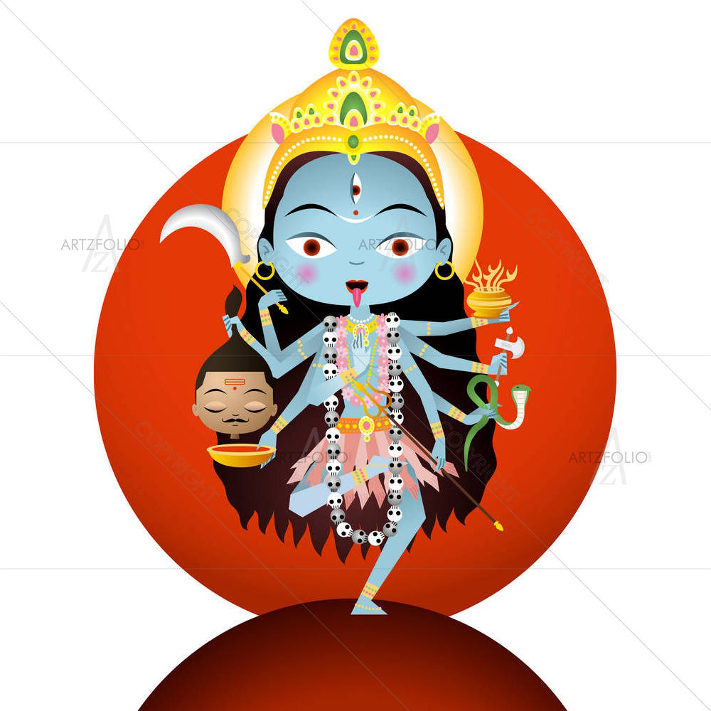 Hindu Goddess Kali — custom-size art design 5004029