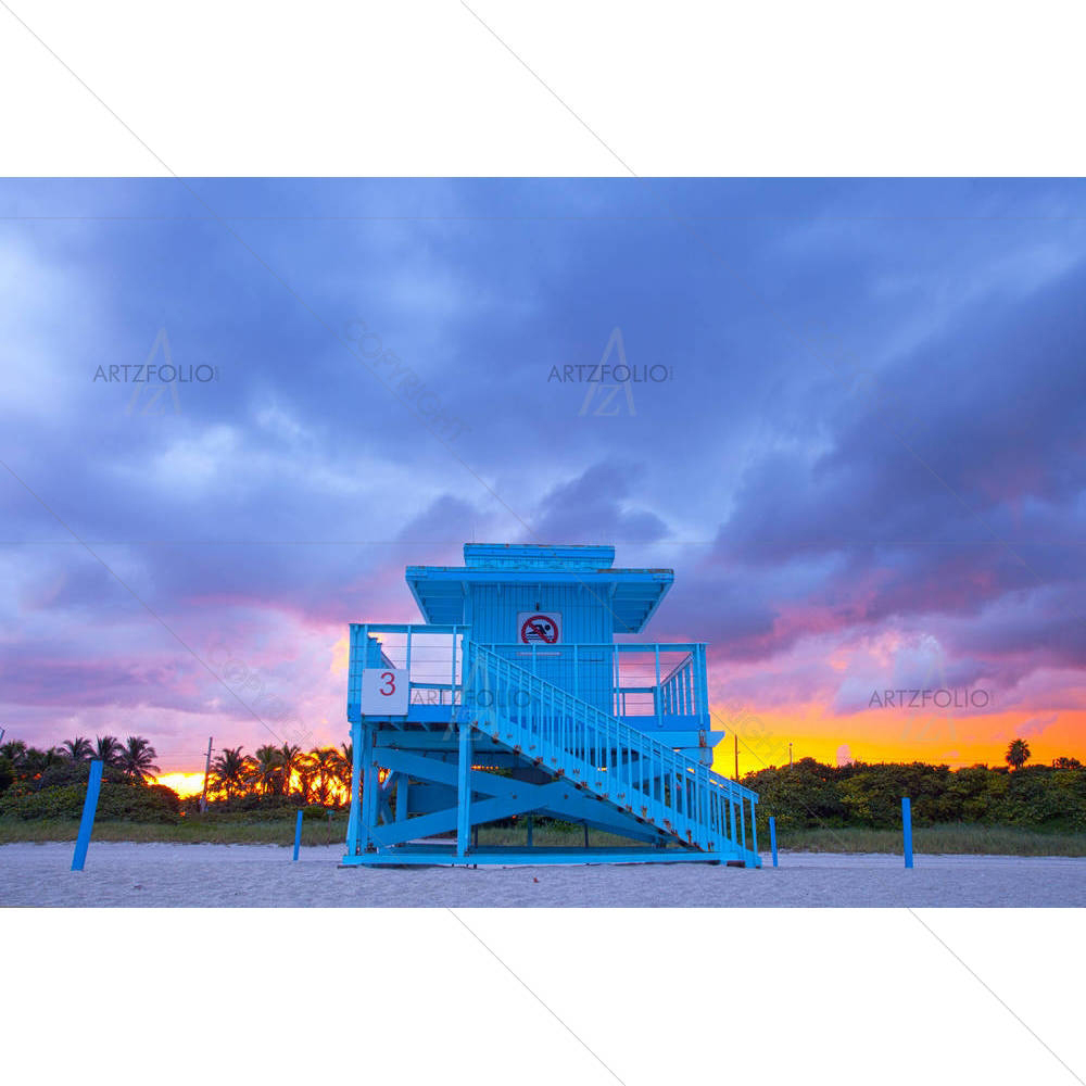 Miami Beach Florida, USA — custom-size art design 5004036