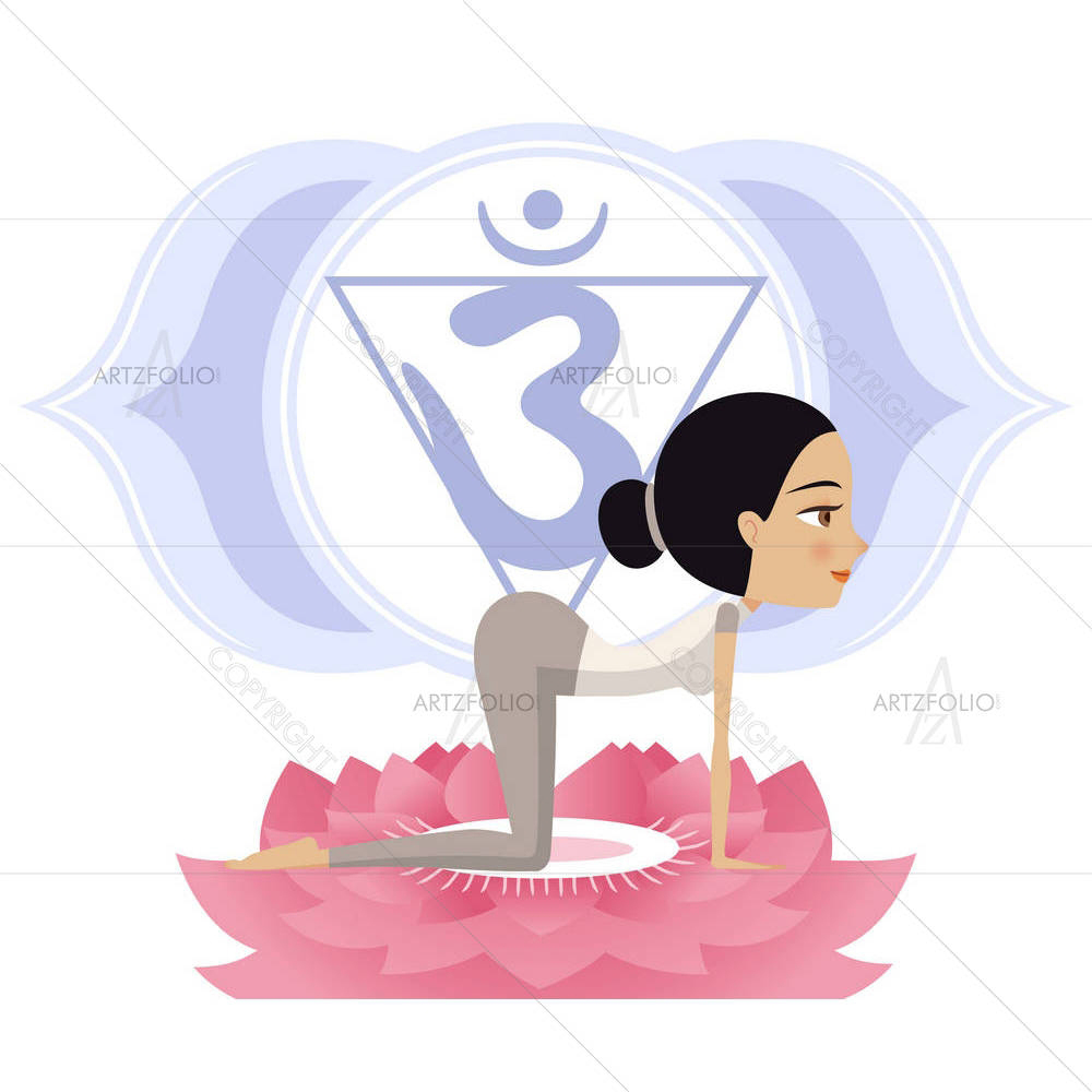 Yoga Asana Posture D3 — custom-size art design 5004060