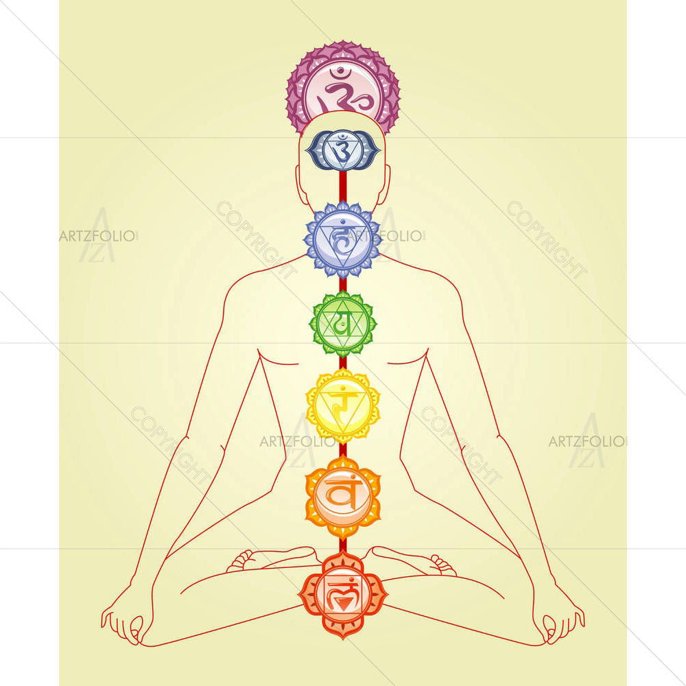 Asana Yoga Posture D3 — custom-size art design 5004061