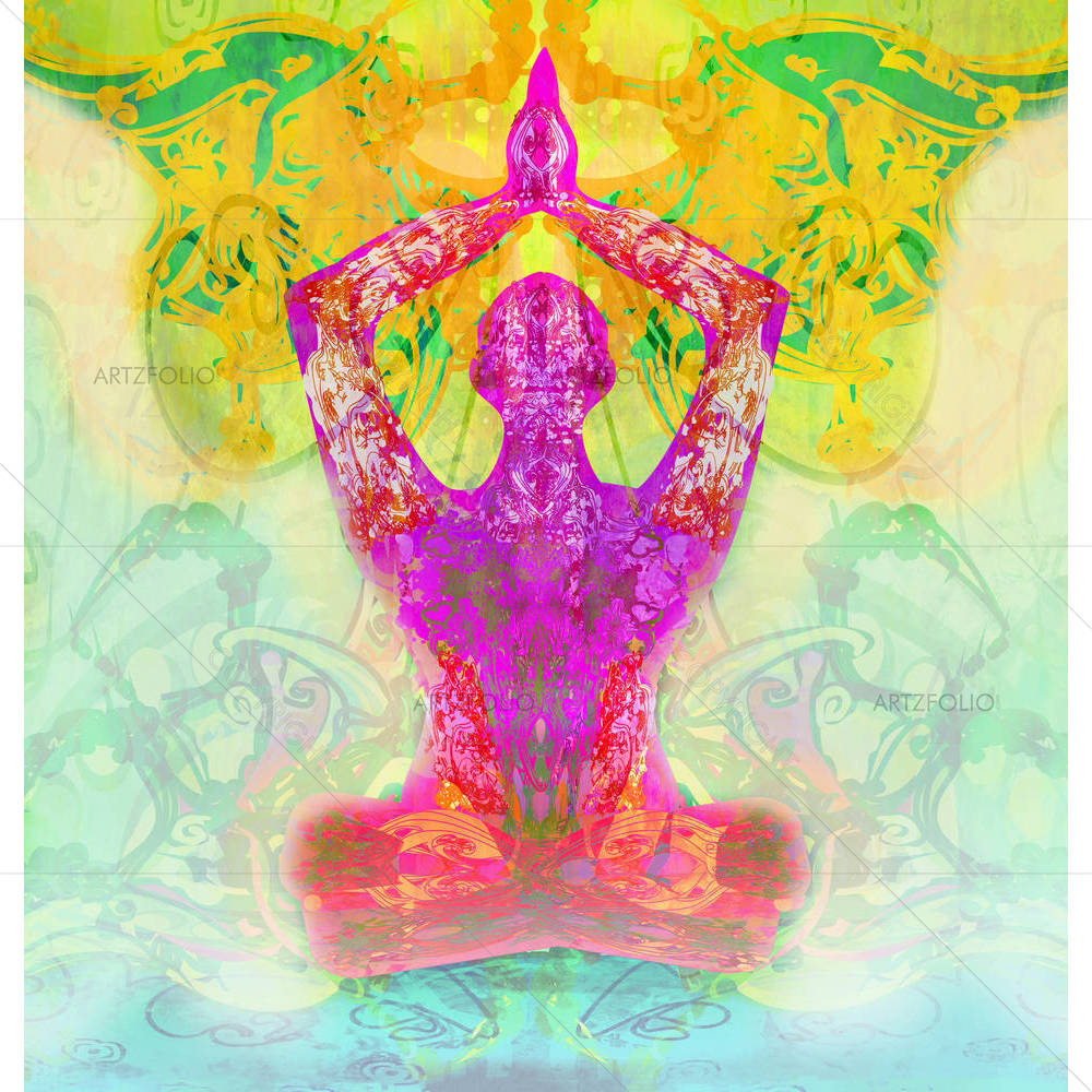 Men In Meditation — Devotional custom art by ArtzFolio