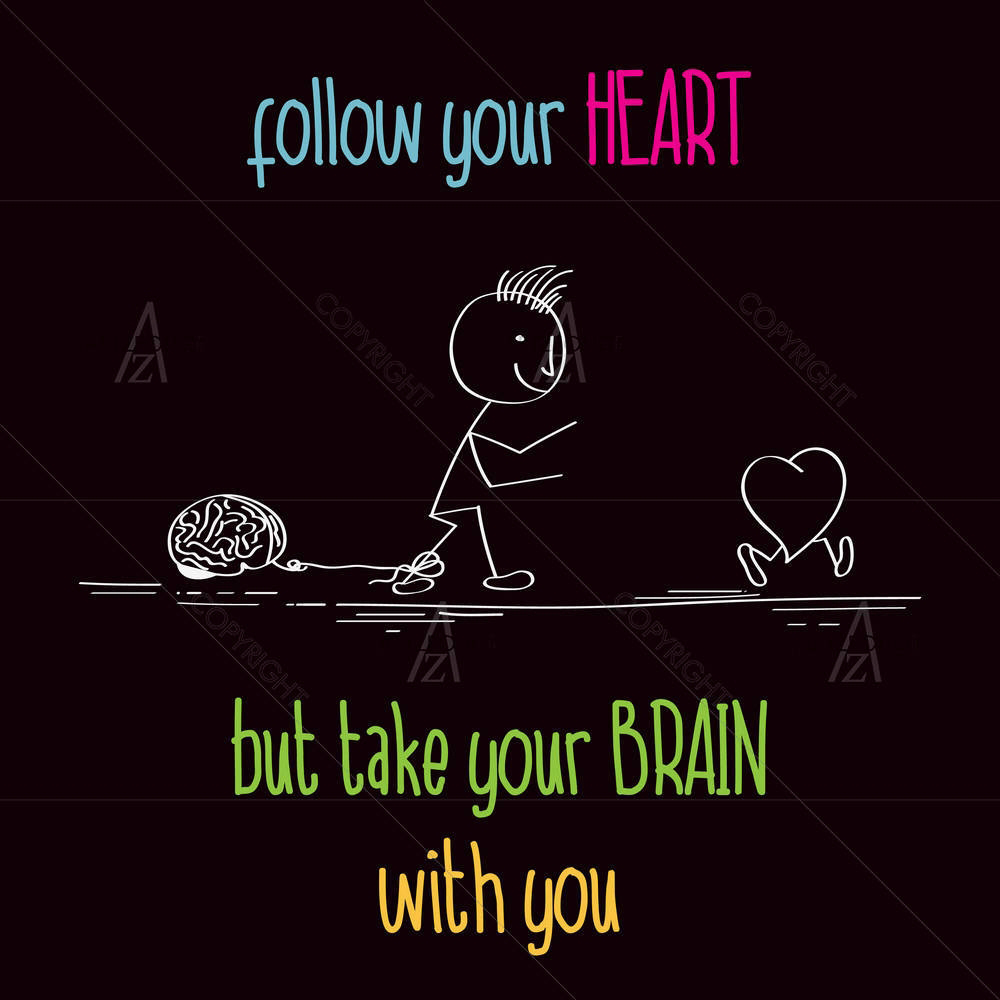 Follow Your Heart D1 — Animated Cartoons custom art by ArtzFolio