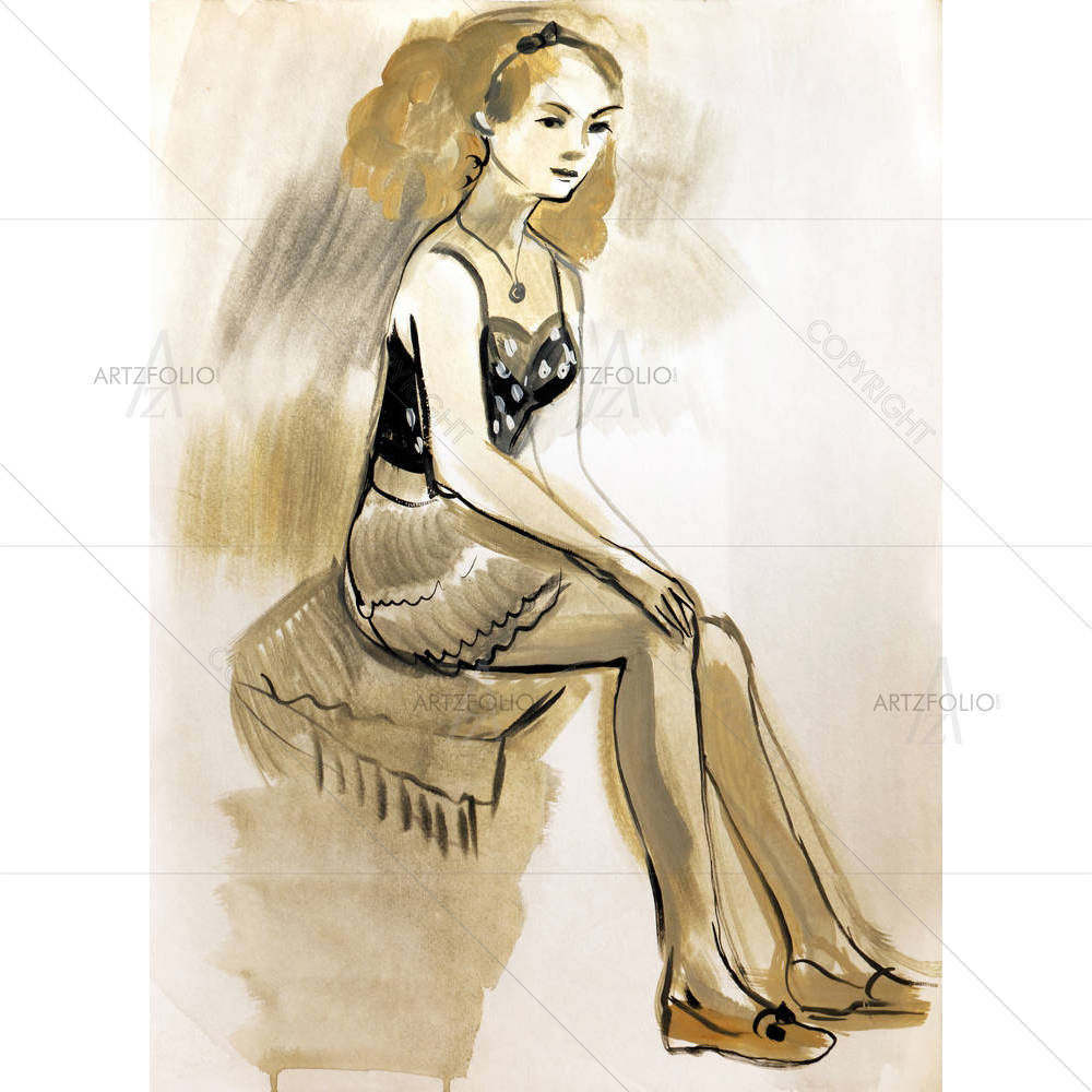 Female Figure D1 — custom-size art design 5004095