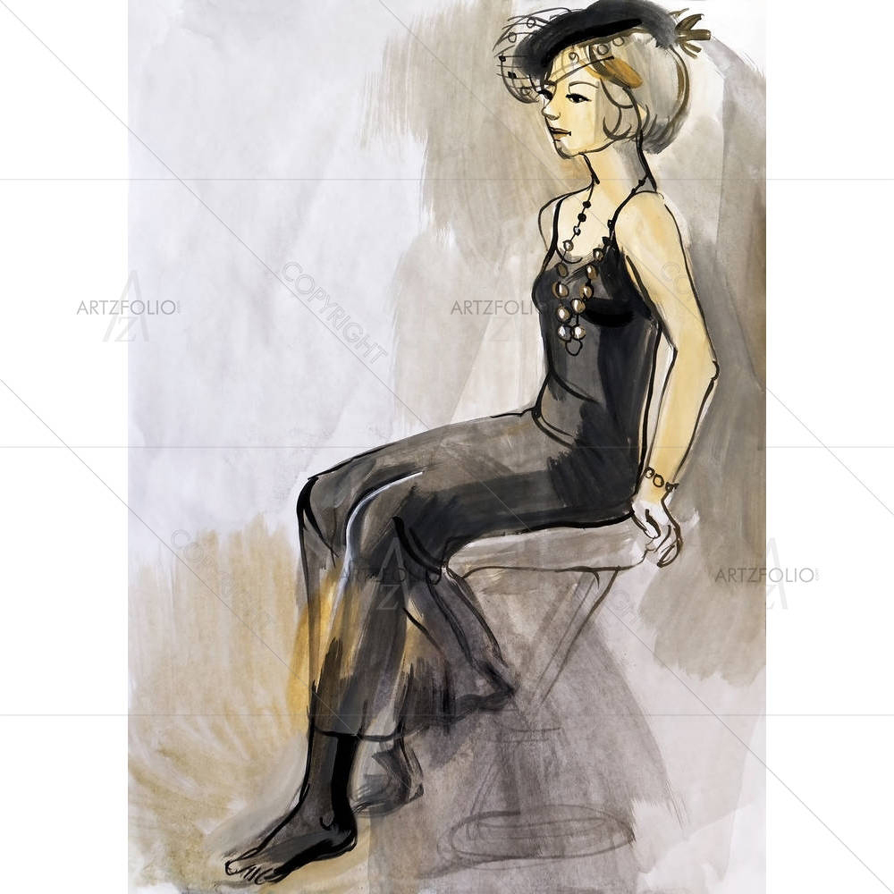 Female Figure D2 — custom-size art design 5004097