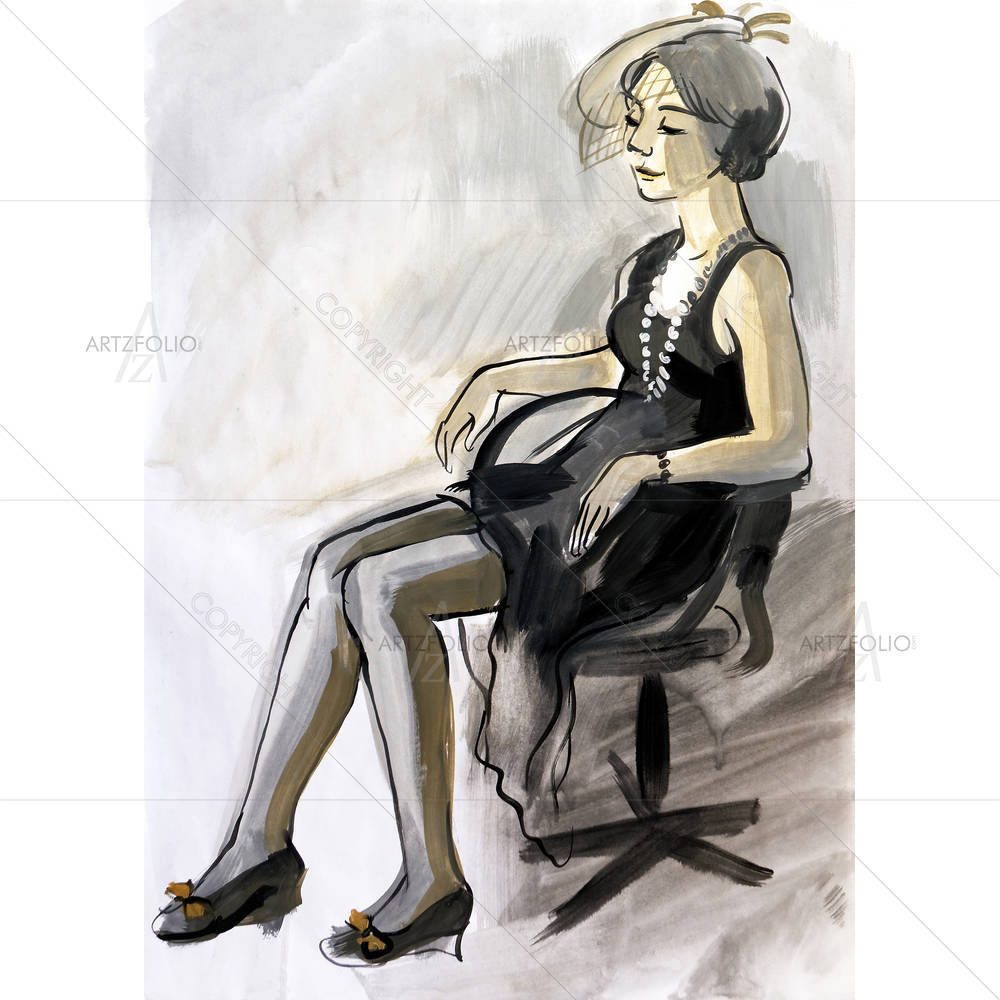 Female Figure D3 — custom-size art design 5004098