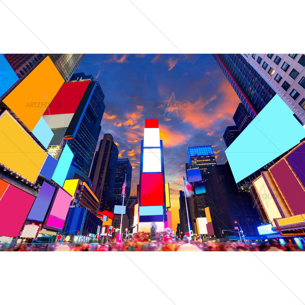 Times Square in Manhattan, New York, USA D1 — custom-size art design 5004143