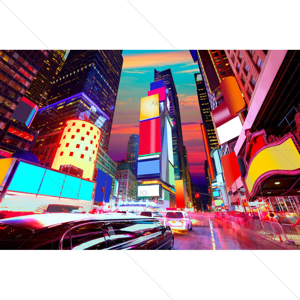 Times Square in Manhattan, New York, USA D2 — American custom art by ArtzFolio